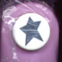 Small Button Punch - Distorted Star