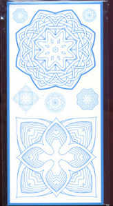 Elusive Images Floral Mandalas Unmounted Rubber Stamp Set