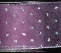Decorative Ribbon - Sheer Lilac Sparkle