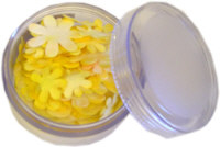 Paper Flowers Pot - Yellow