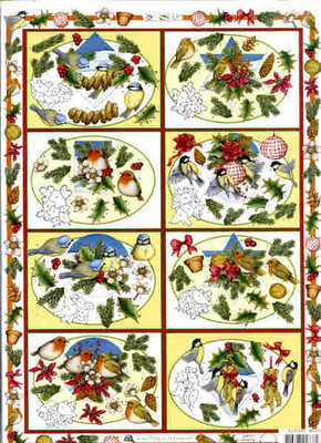 Christmas 1-2-3D Decoupage Papers