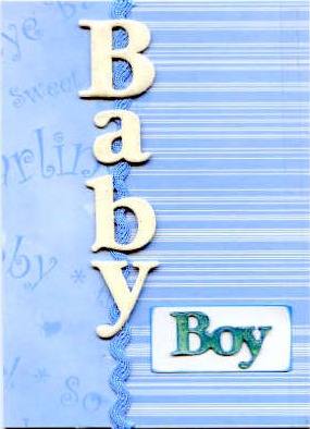 card baby boy