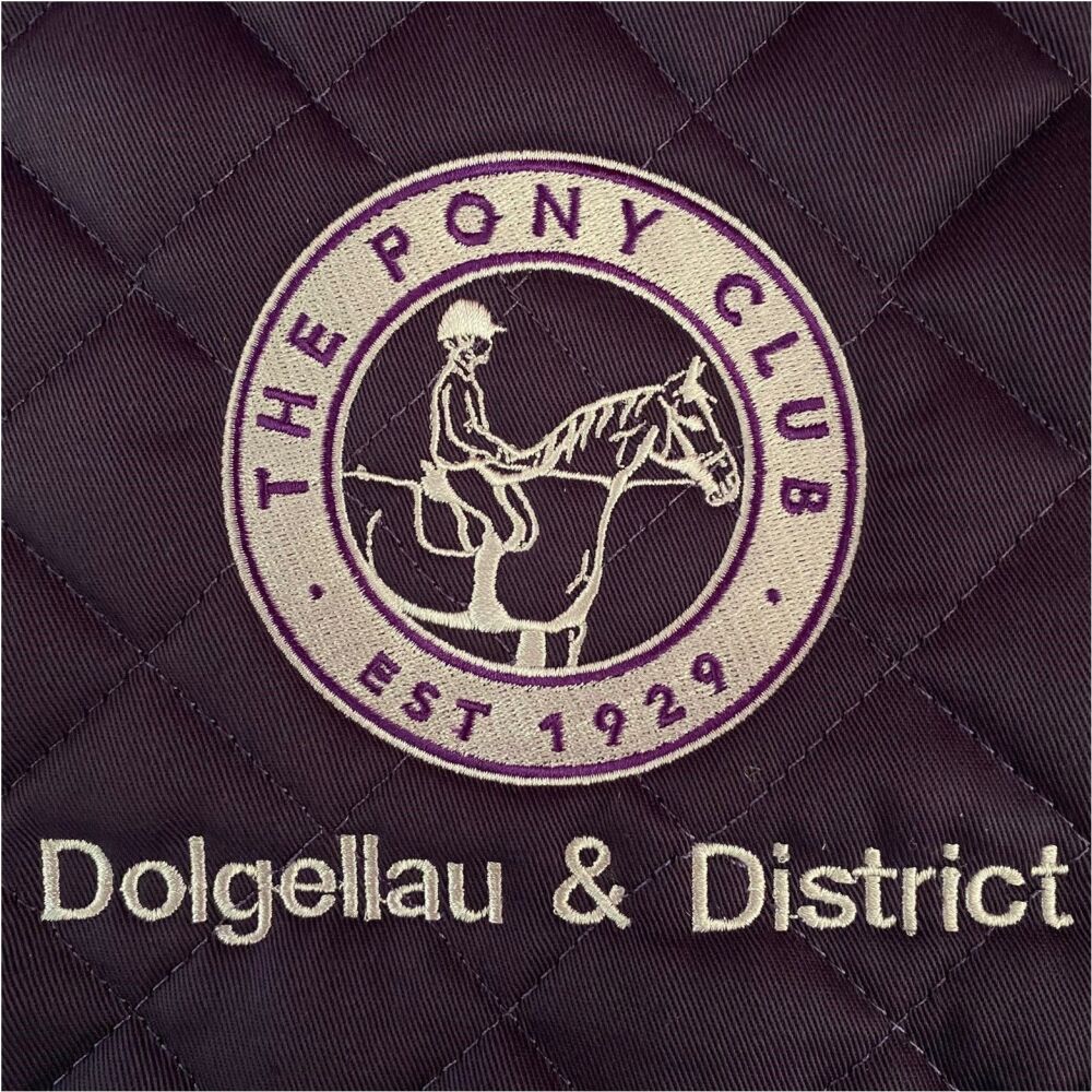 Dolgellau & District Saddle Cloth