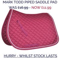 <!-- 003 -->Mark Todd Pipe Saddle Pad