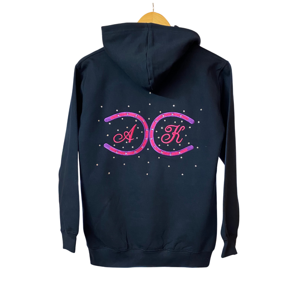 Adults Crystal Decorated Hoodie
