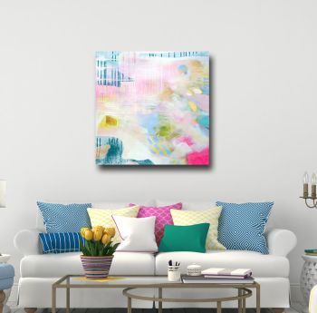 Large Abstract Canvas  Wall Art Giclee Print from Painting