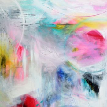 Large Abstract Giclee Print Wall Art from Painting