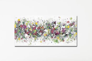 Abstract Canvas Art Panoramic Giclee Print
