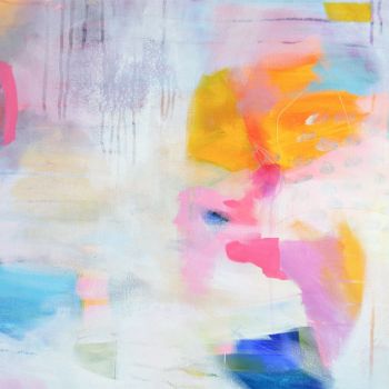 Colourful Abstract Wall Art Giclee Print from Painting