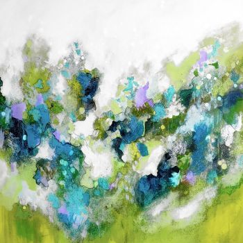 Colourful Modern Abstract Wall Art Giclee Print from Painting