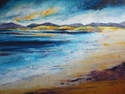 Harris Beach - Large Contemporary Abstract Seascape - SOLD