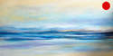 SOLD Tranquility II - Large Contemporary Seascape Painting