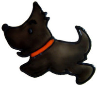 808 - Diddy Scotty - Handmade peelable window cling decoration