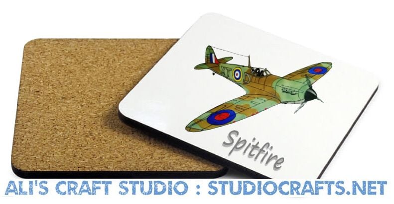 1314 - Aircraft Coasters (95mm square)