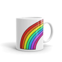 1319 - 11oz Printed Ceramic Mug - Rainbow Corner