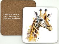 1314-6 Giraffe Coasters (95mm square)