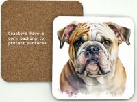 1314-146 Bulldog Coasters (95mm square)