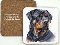 1314-178 Rottweiler Coasters (95mm square)