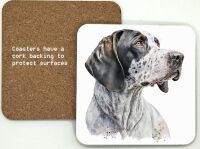 1314-184 English Pointer Coasters (95mm square)