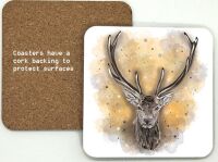 1314-61 Stag Coasters (95mm square)