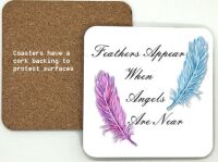 1314-50 - Feathers Appear Coaster (95mm square)