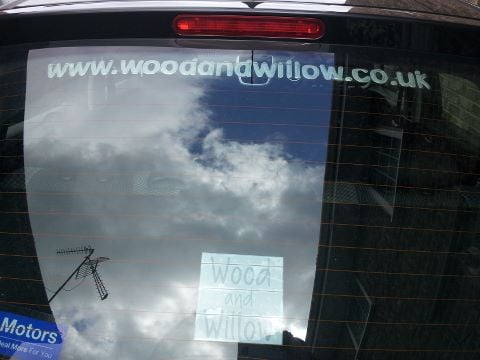 Wood &amp; Willow in car