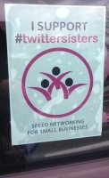 1026C - twittersisters/twitterbrothers Supporters Window Cling
