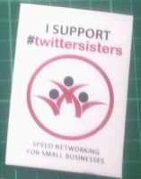 1026M - twittersisters/twitterbrothers Supporters Magnet