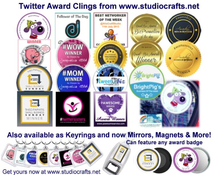 Twitter Award Clings &amp; Products