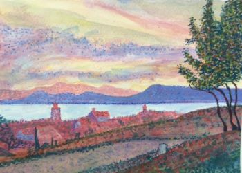 RA Reece, Robert Signac View of St Tropez