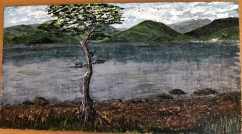 RA Morel, Paul Loch Lomond (on wood)