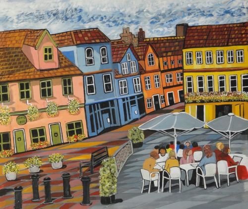 RA2 Taylor, Veronica Dining in the Square