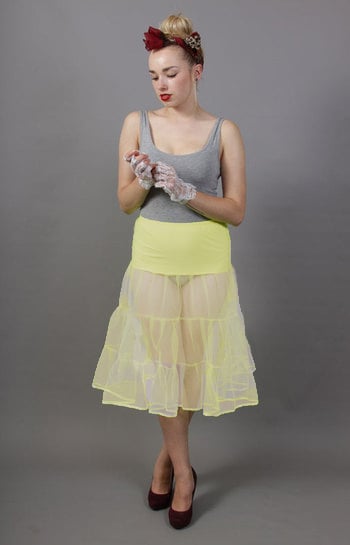 Tiered Lemon Petticoat