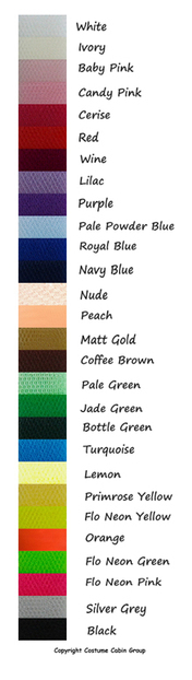 Dress Net Colour Chart