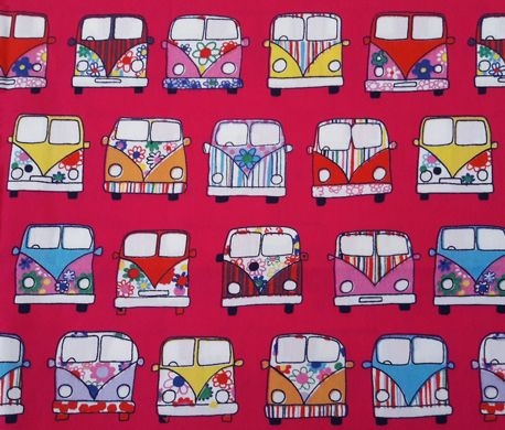 Cerise Camper Van Material