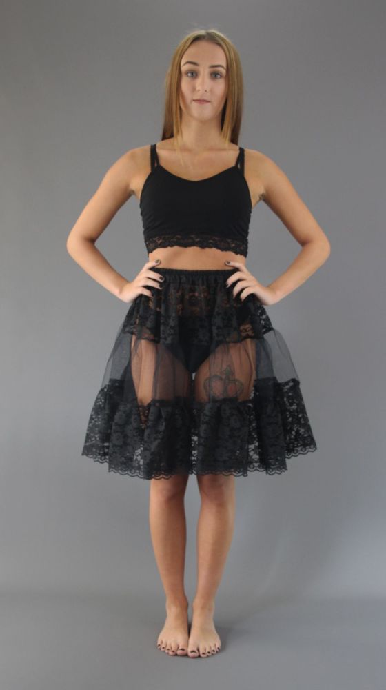 Lace petticoat lingerie inner skirt