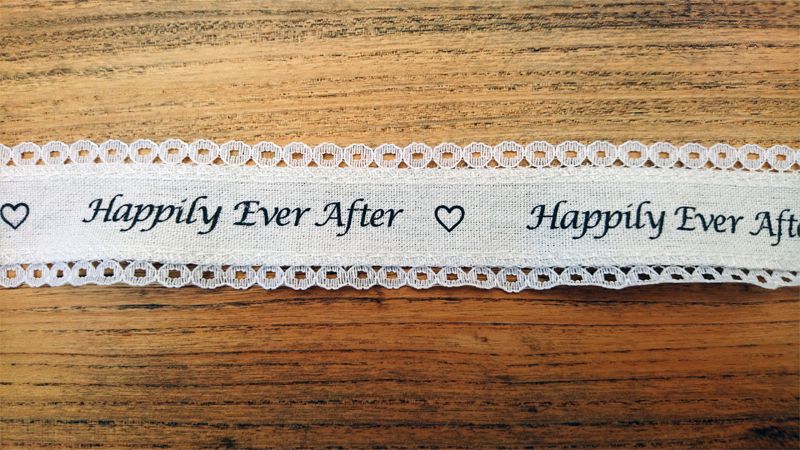 <!-- 002 -->Happily Ever After Luxury Lace Edged Ribbon