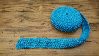 Turquoise Crochet Tutu Top Elastic