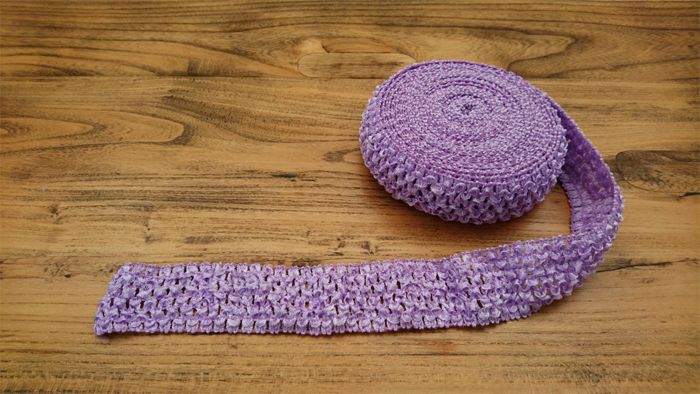 <!-- 025 -->Lilac Crochet Tutu Top Elastic