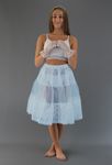 Pale Blue Lace Petticoat