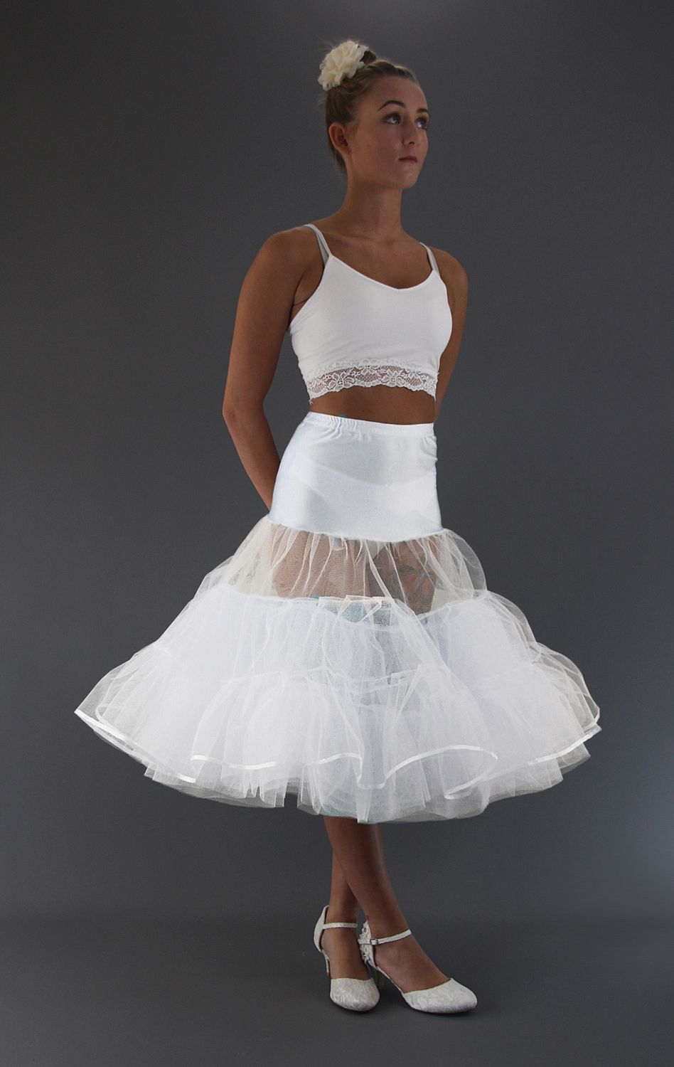 White Net Petticoat