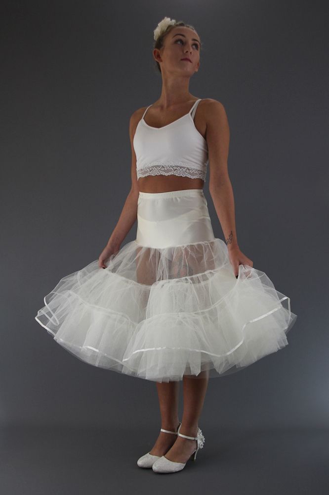 Ivory Net Petticoat Dream Petticoats