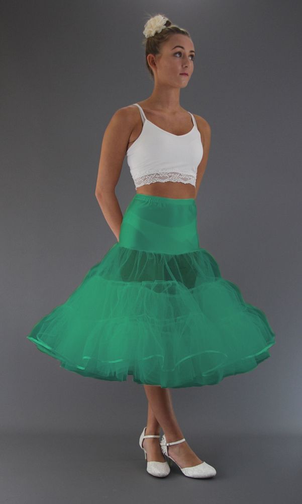 Jade Green Net Petticoat | Dream Petticoats