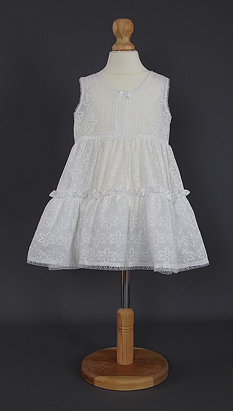 Baby Embroidered Cotton Petticoat - White
