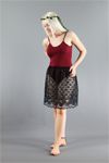 Delicate Black Lace Skirt Extender - Deep Lace Hem