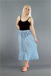 Baby Blue Lace Skirt Extender