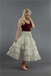 Ivory Square Dance Country & Western Ruffle Petticoat