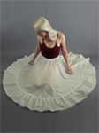 Full Circle Lightweight Ivory Cotton Lawn Petticoat