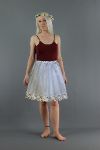 Simple White Cotton Lawn Half Slip