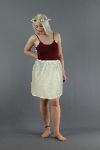 Short Ivory Half Slip